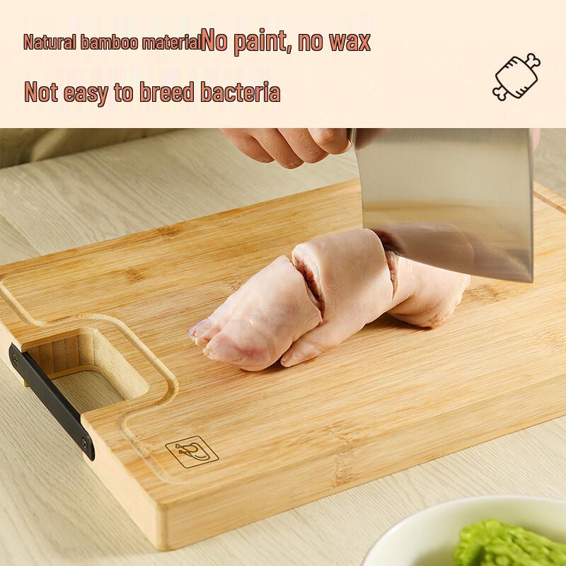 ASD Large 3cm Thick Double-Sided Bamboo Chopping Board
