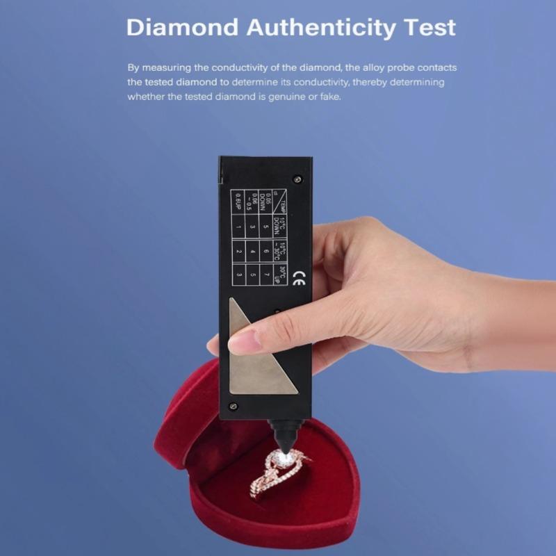 Professional Diamond Selector Gemstone Selector II Gems LED Indicator Diamond Tester Jewelry Testing Tool