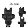Yakeda Tactical MOLLE Vest - Durable, Breathable Polyester for Outdoor CS Training.
