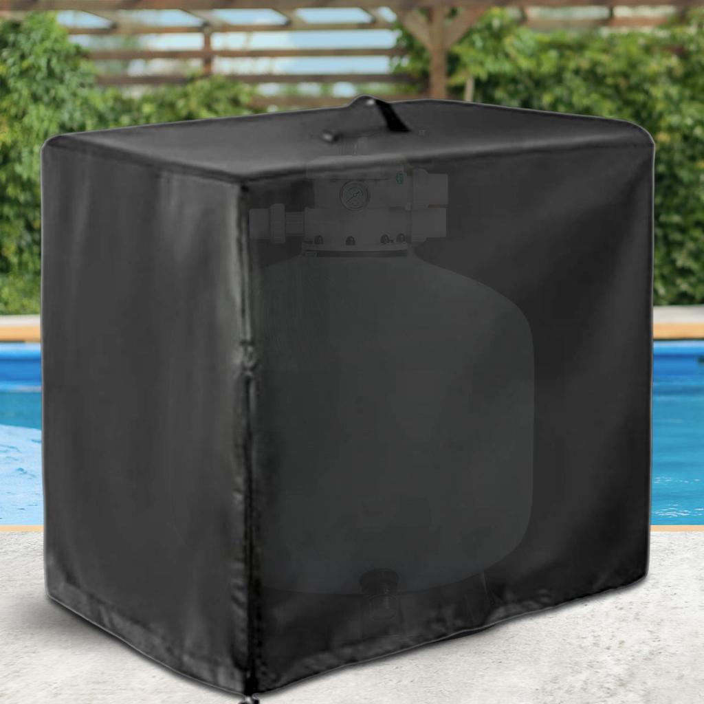 Pool Sand Filter Pump Cover Outdoor Sand Filter Pump Dust Cover Waterproof Swimming Pool Protective Equipment With Adjustable