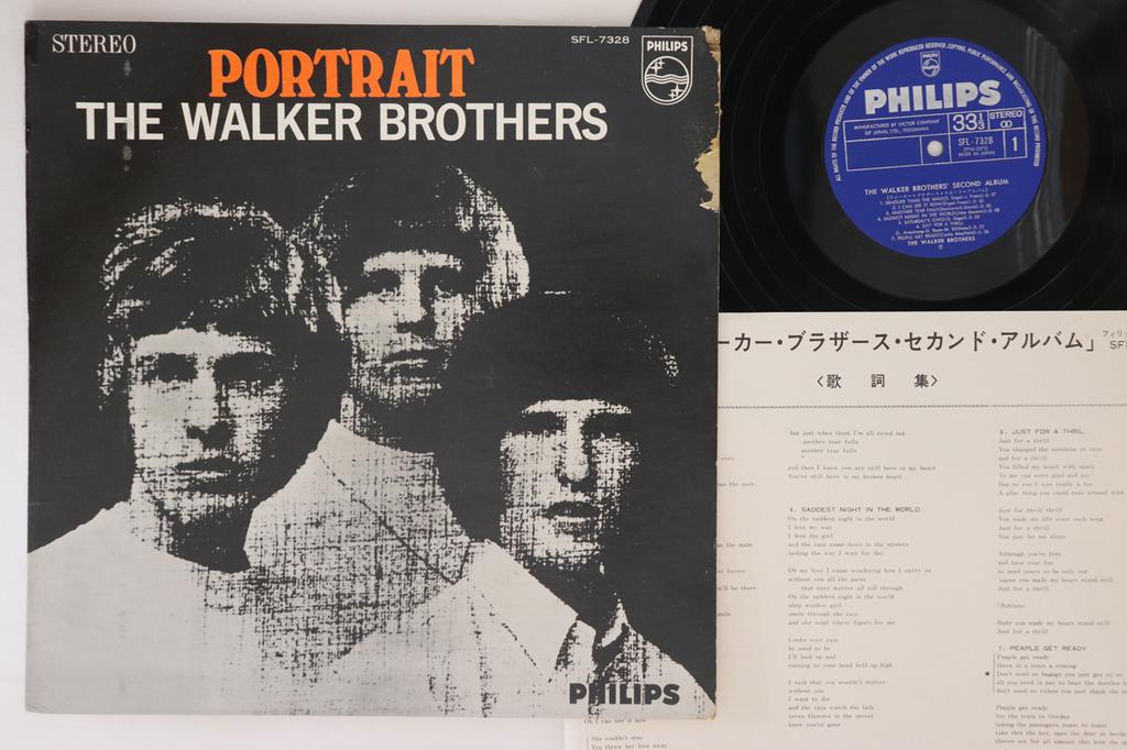 LP Record WALKER BROTHERS - Portrait SFL7328 PHILIPS 1967 Japan Pop Used