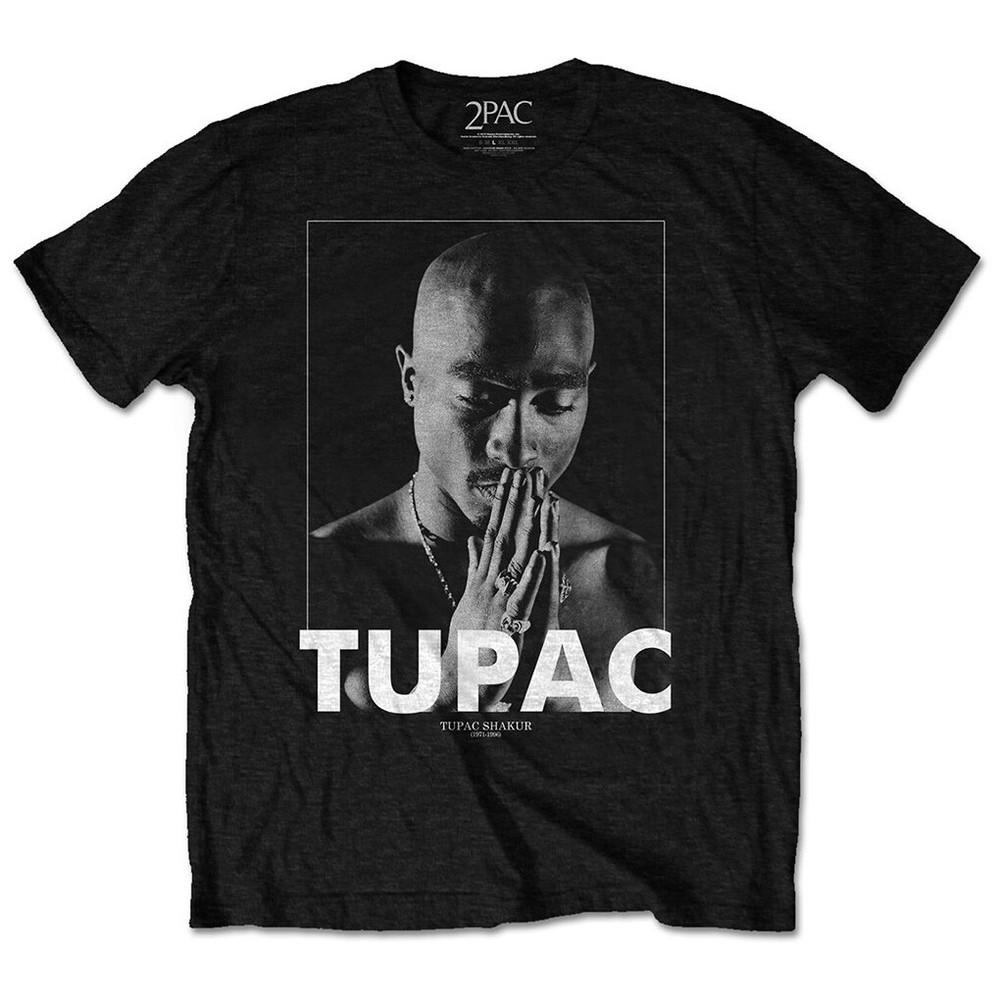 Tupac Shakur TShirt 2Pac Praying Rock Official Band Black New Unisex T-Shirt S