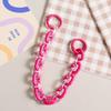 Colorful Chain Link Connector Rings for Jewelry Making and Keychains - Cute DIY Spring Clasp Pendants and Bag Accessories