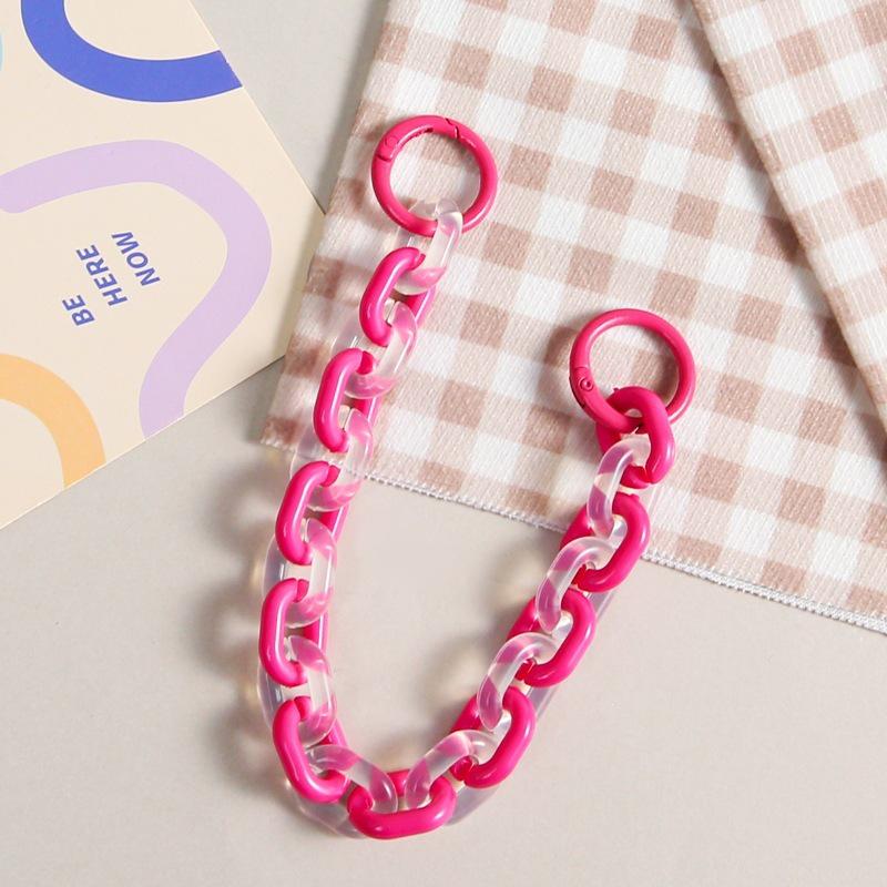 Colorful Chain Link Connector Rings for Jewelry Making and Keychains - Cute DIY Spring Clasp Pendants and Bag Accessories