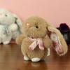 1 Stück Stoffhase Puppe Kawaii Ländlicher Hase Plüschtier Babys Schlafbegleiter Zeichentricktiere Puppe Kindergeschenk