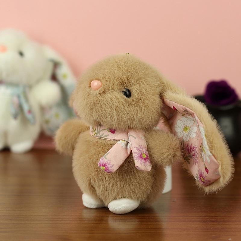 1 Stück Stoffhase Puppe Kawaii Ländlicher Hase Plüschtier Babys Schlafbegleiter Zeichentricktiere Puppe Kindergeschenk