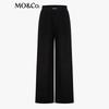 MO&Co. Women's High-Waist Wide-Leg Pants MBE2PAT011