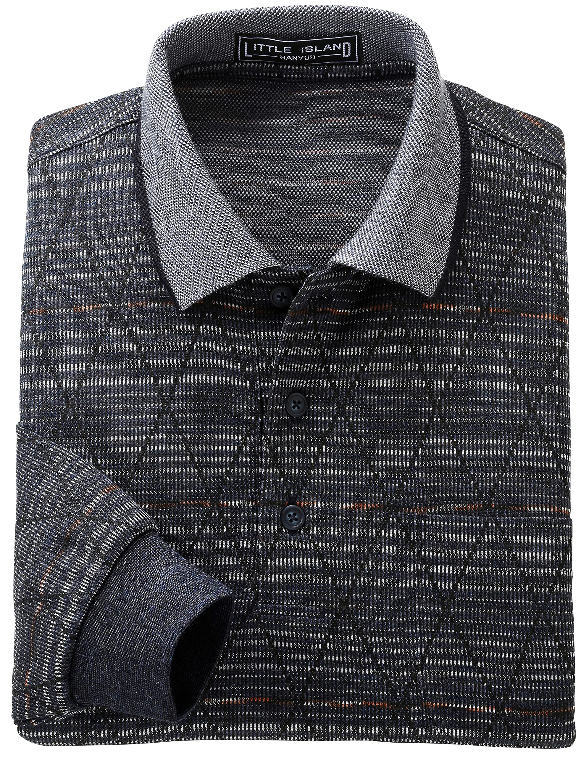 

Polo Long Wool Made in Navy [Little Island] Men s Shirt, LL, Navy, Sleeve, Jacquard, Blend, Japan, Wool, Stretch, Jacquard, Father s, Tops, Knitted,