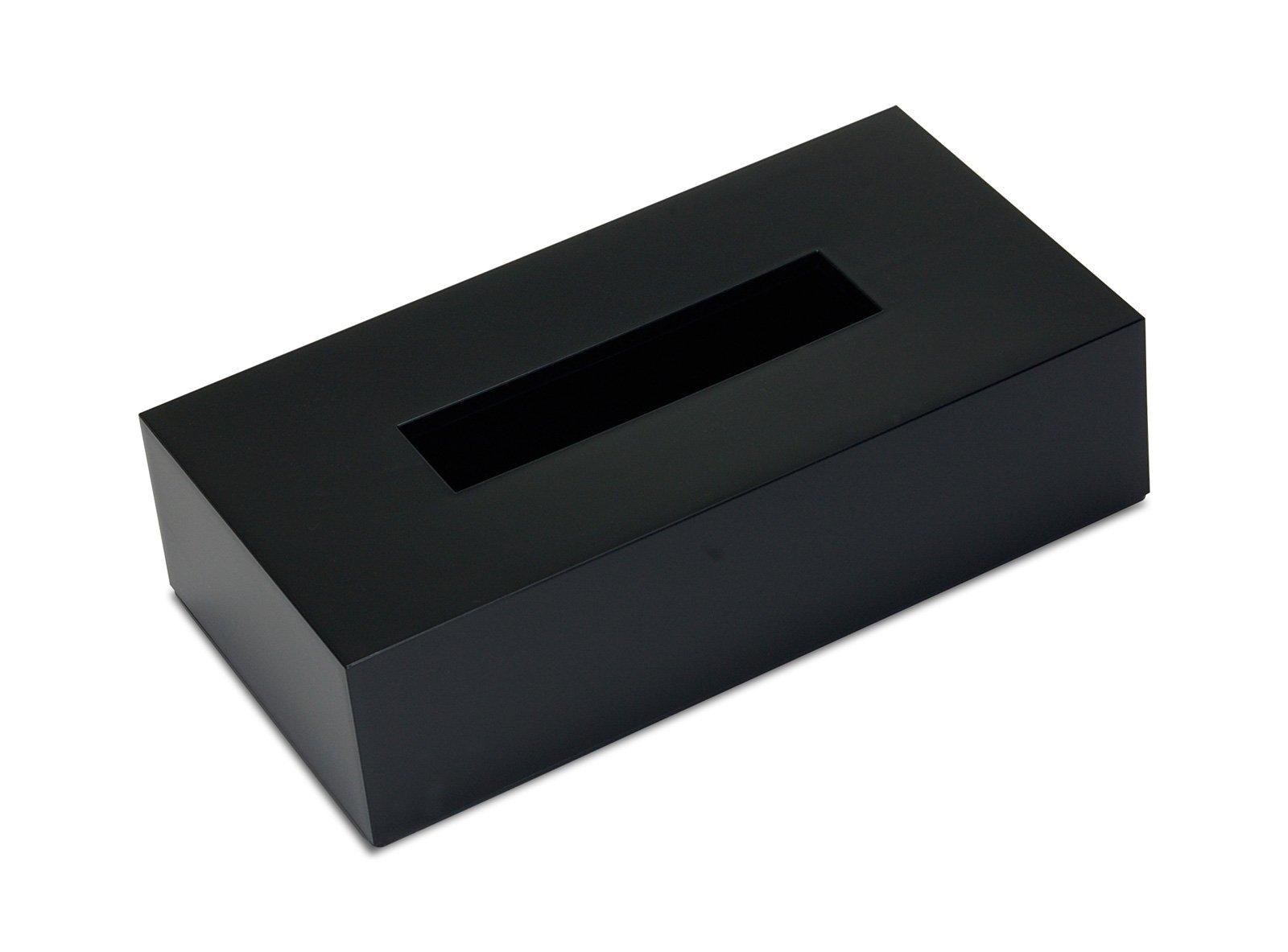 

Tatsucraft tissue box case color BK black tissue case car stylish cute white slim tissue cover black tissue box case holder tissue box case tissue box