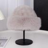 Women’s Winter Faux Mink Fur Fisherman Hat - Warm, Thick, Cold-Proof Mongolian Wool Hat