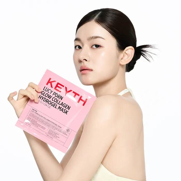 NEW_Lucy PDRN Glow Collagen Hydrogel Mask 38g x 4 sheets