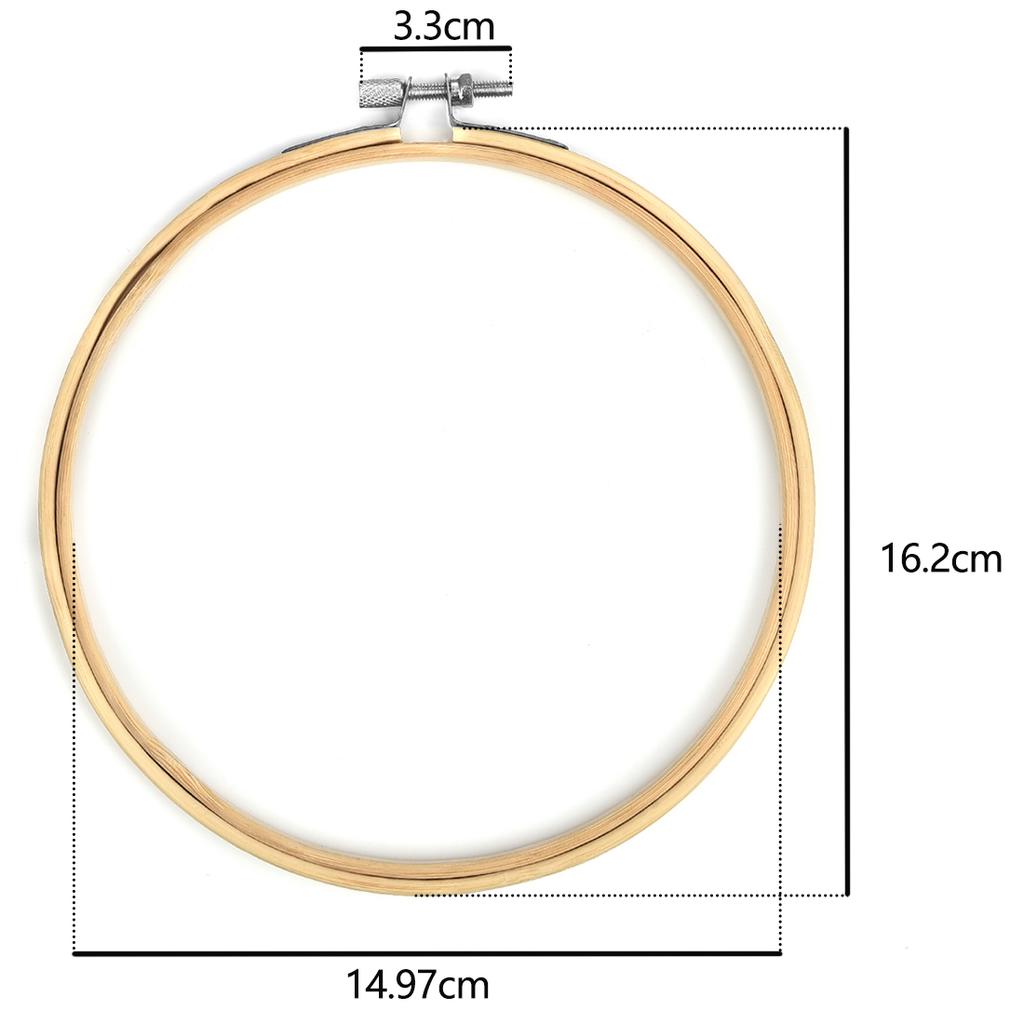 Wooden Embroidery Hoops Frame Set Embroidery Hoop Ring Machine Needlecraft Household Sewing Tools Needlecraft Sewing