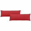 Sofa Cushions 2 Pcs Red 120 X 40 Cm Fabric