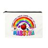 Maestra Teacher Makeup Bag Funny Spanish Teacher Appreciation Gift Travel Toiletry Organizer Back To School Cosmetic Bag