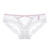 Wildness Sexy Lace Tanga Panties for Women, Low Waist Hollow Out Cross-Back Breathable Underwear