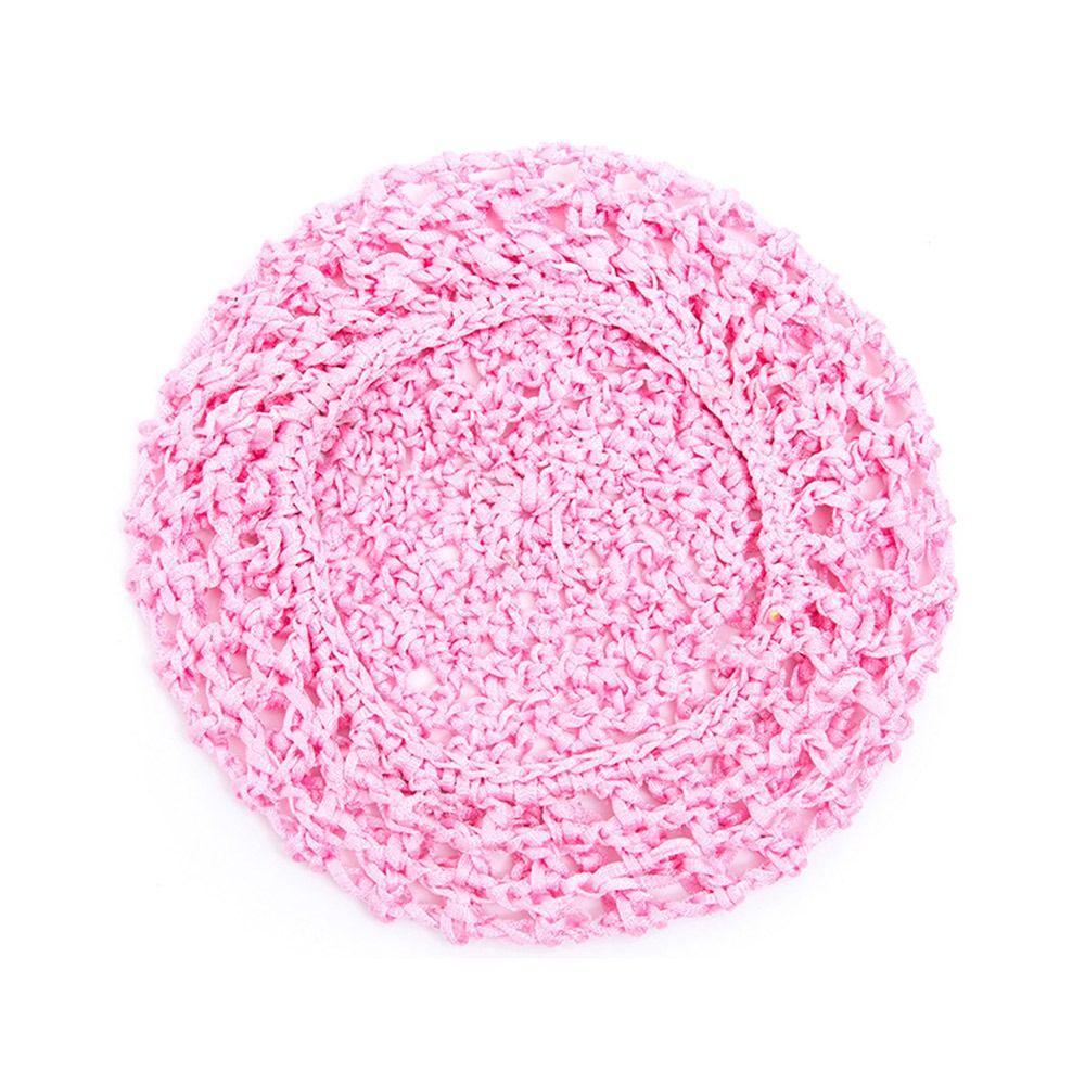 Soft Rayon Knit Mesh Crochet Hair Net Fine/Loose Mesh Work Bun Snood for Light Attendant Nurses