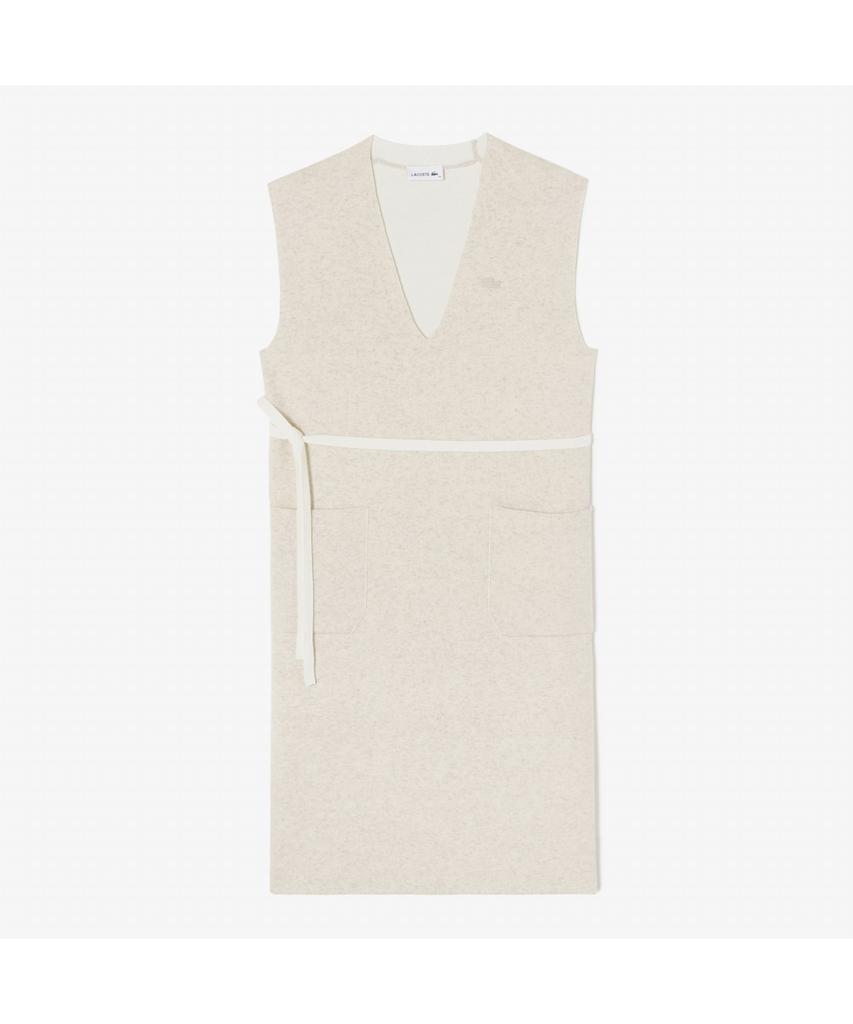 Lacoste Women'S V-Neck Sleeveless Dress Ef194E-54N Xfj