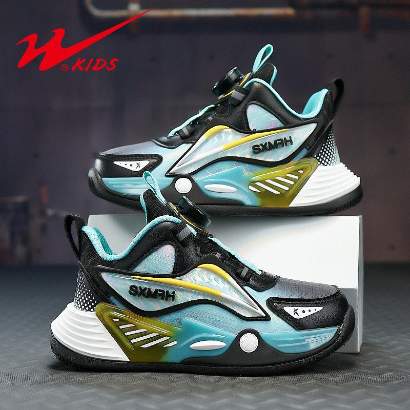 Classmates Boys and girls autumn and winter warm basketball shoes Children's velvet sports shoes