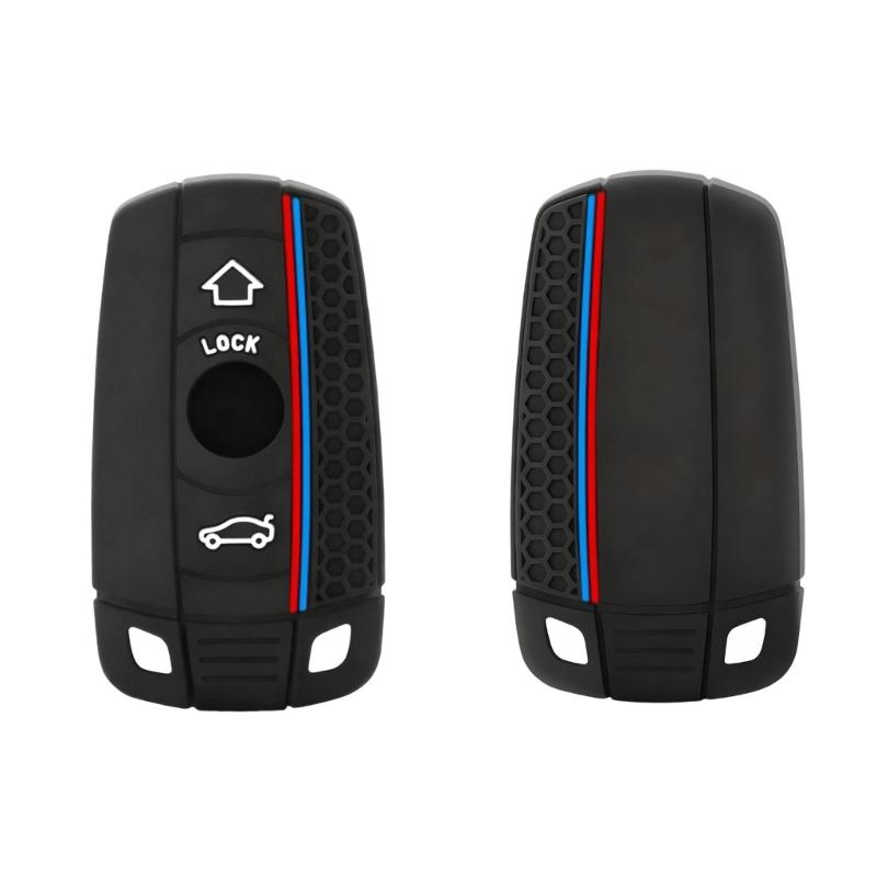 Antislip Car Key Case Full Wraparounds Protection Soft Silicone Cover For Select Models Car Vehicle Key Cover