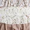 Vintage Women's Crochet Hollow Lace Skirt Casual High-waist Slim A-line Skirt Spring