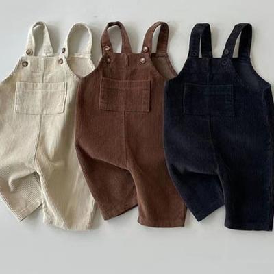 Children's Clothing for Infants Young ChildrenFashion Paired Corduroy Casual Overalls for Both Boys and Girls