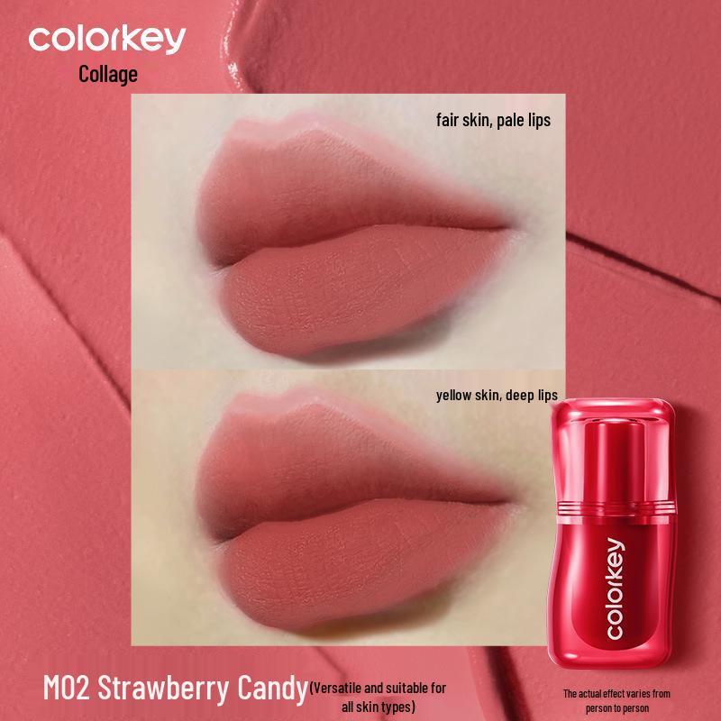 Colorkey Velvet Matte Lip Mud - Nude Collection for Women (Lipstick, Lip Gloss, Lip Tint)