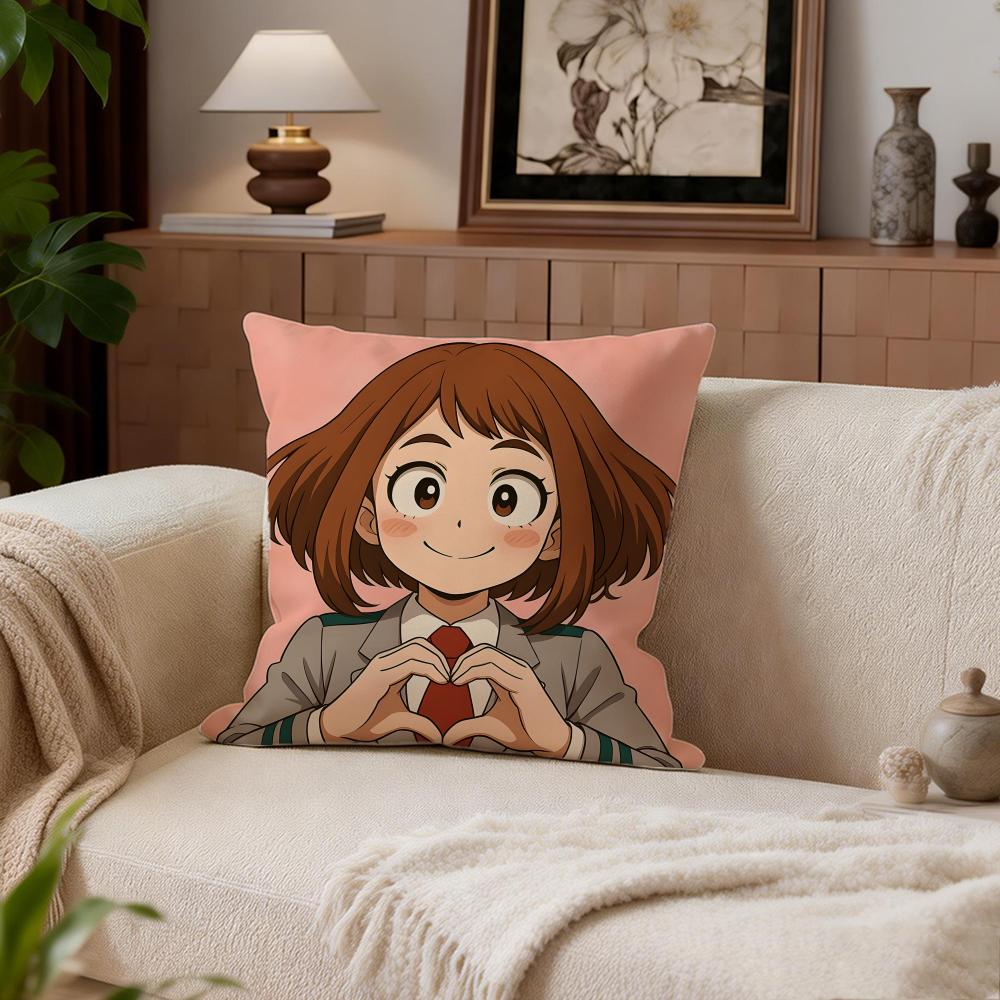 Heroic My Hero Academia Cushion Cover Cushion Cover Set 4Pcs 50x50 45x45 40x40 Pillowcase Decorative Sofa Home Decor