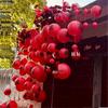 Red Double Happiness Lanterns for Wedding Room and Courtyard Décor