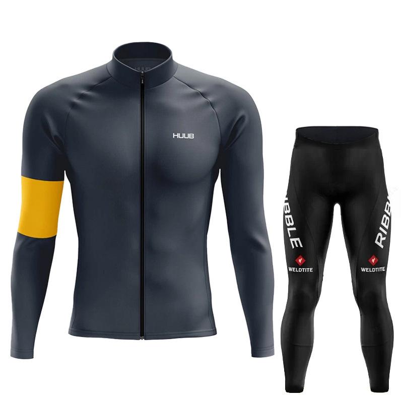 Long Sleeve Skinny Quick Drying Milk Silk Men's Road Bike Suit Mountain Bike Breathable Quick Drying 2026 Autumn Breathable Cycling Suit Suit
