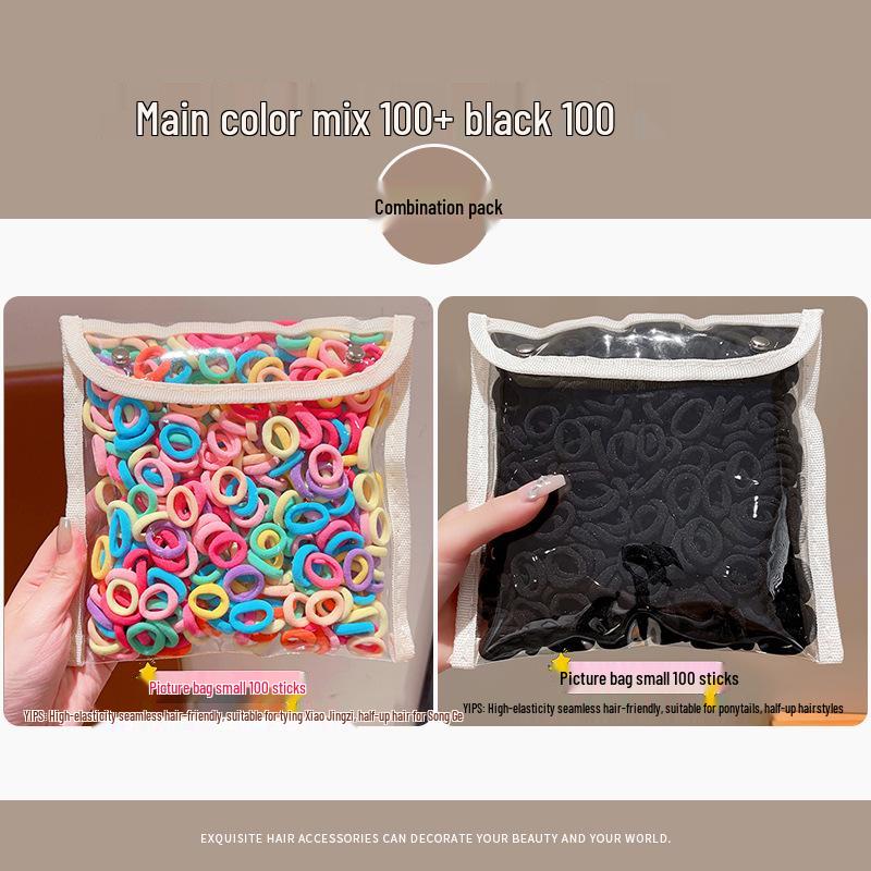 2025 New Style Kids' Hair-Friendly High Elasticity Durable Hair Ties