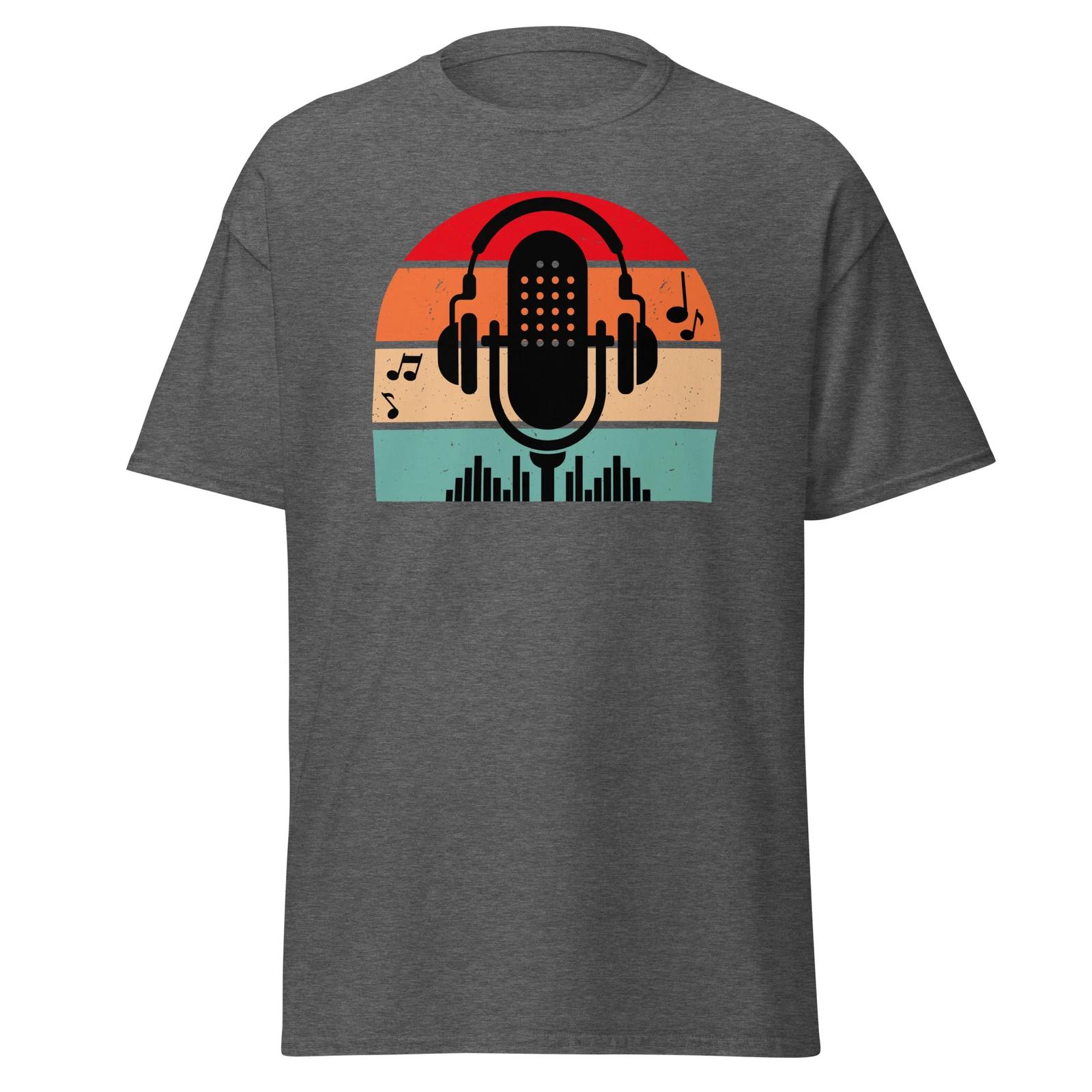 Retro Music Unisex T-Shirt, guitar rock pop band classic sunset XS