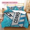 Cerro Porteño  Pattern Bedding Quilt Set  Home Decoration  Gift (1 * duvet cover + 2 * pillowcase  without core)