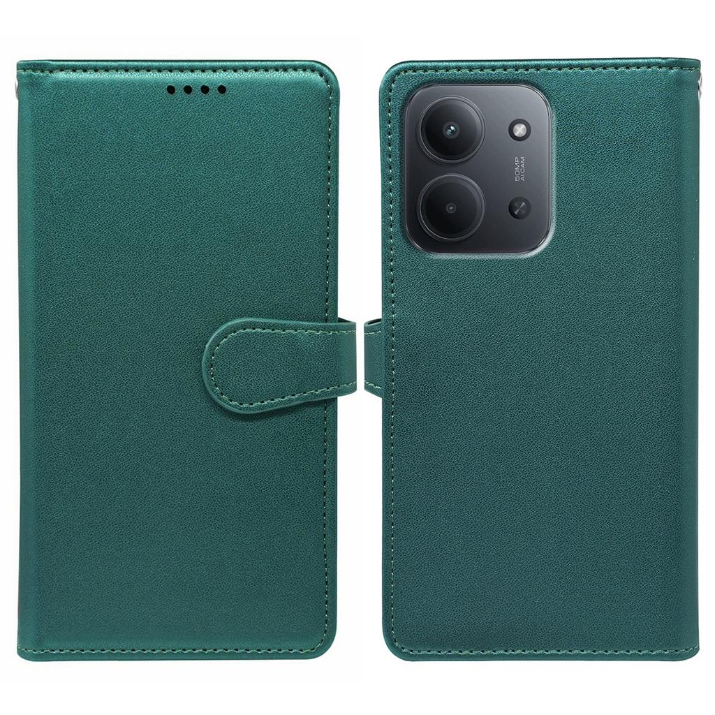 Для Xiaomi Redmi 15C 5G (США) (173мм)/15C 4G (США) (173мм) Чехол с 9 отделениями для карт, подставка из искусственной кожи, чехол для телефона