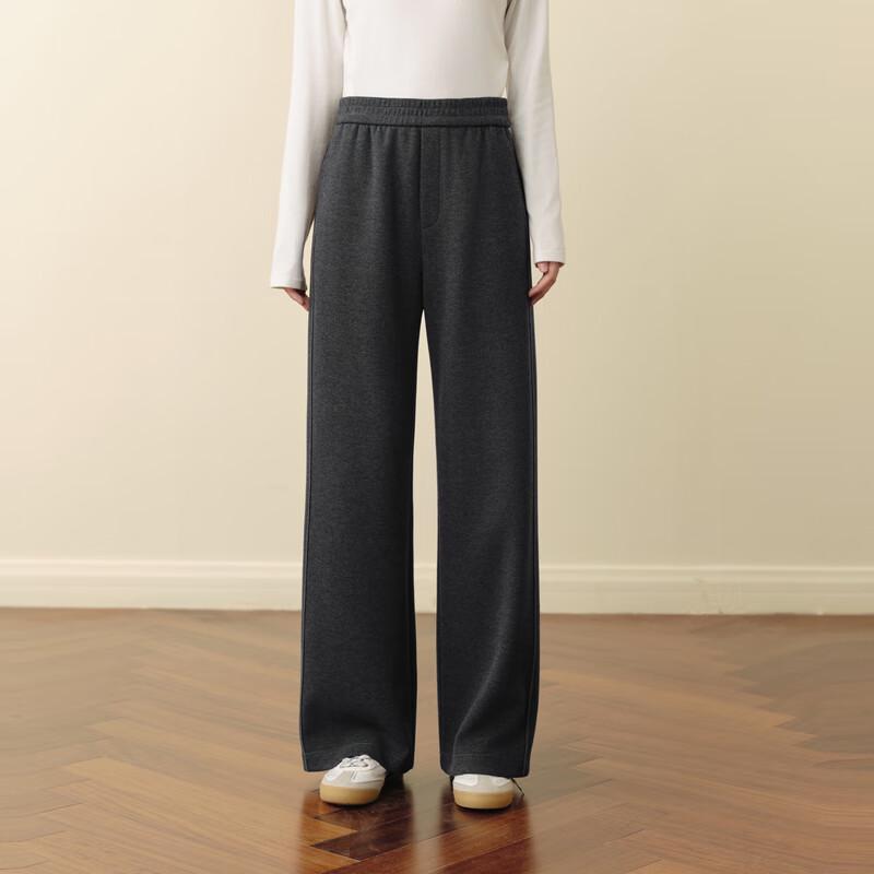 SEIFINI Relaxed Straight-Leg Knit Pants for Women
