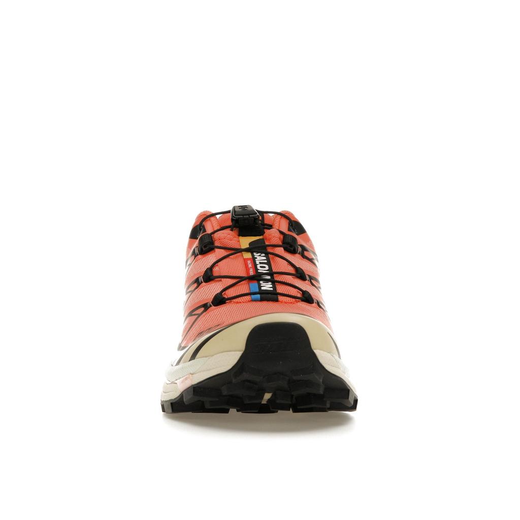 SALOMON XT-6 Living Coral Unisex Sneaker Orange Schwarz Zement L47445000