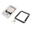 Trailer Door Key Lock Lock Stainless Steel Door Paddle Handle Lock Trailer Toolbox Lock for RVs Truc