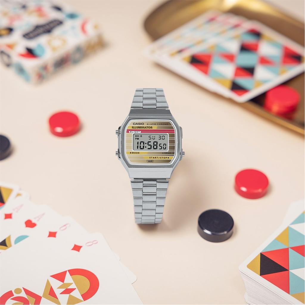 Casio Collection Silver Watch A168WEHA-9AEF