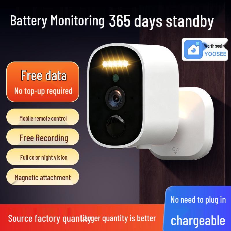 

Yoosee Solar-Powered 4G Camera: Battery-Powered, Card-Compatible for Indoor/Outdoor Use 4G American Version (English Device)