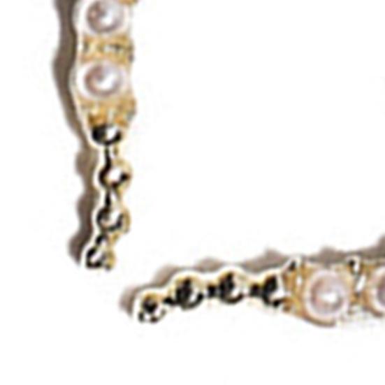 6Pcs Nail Rhinestone Flat Bottom High Brightness Non-Drop Half Heart Nail Art Charms