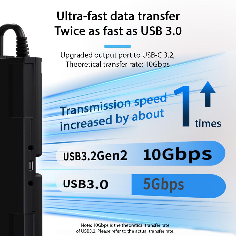For Switch 2 Host Base Extension Cable With 2M Type-C For NS2 Base TV Adapter Dock Projection For Nintendo Switch 2 Accessories