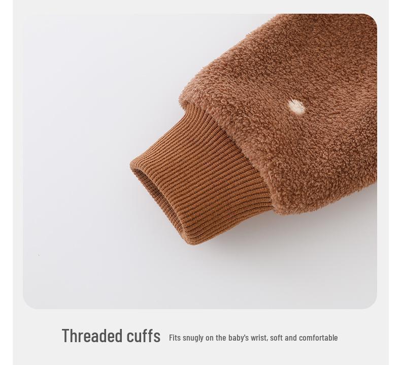 DUUDUU Baby Buitenkleding Verdikte Jumpsuit voor Herfst/Winter 2025