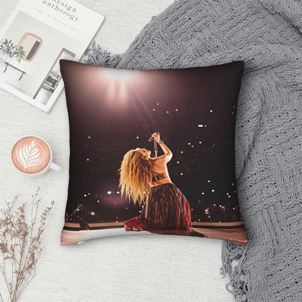 Las Mujeres No lloran Shakiras Pillowcases Kawaii Pillow Case For Living Room Sofa Graphic Pillow Cover