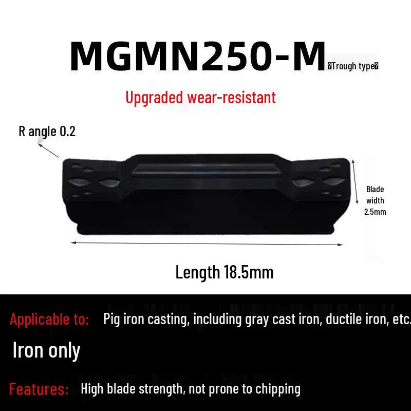 CNC Lathe Grooving Inserts MGMN300-M End Face Cutting Tools