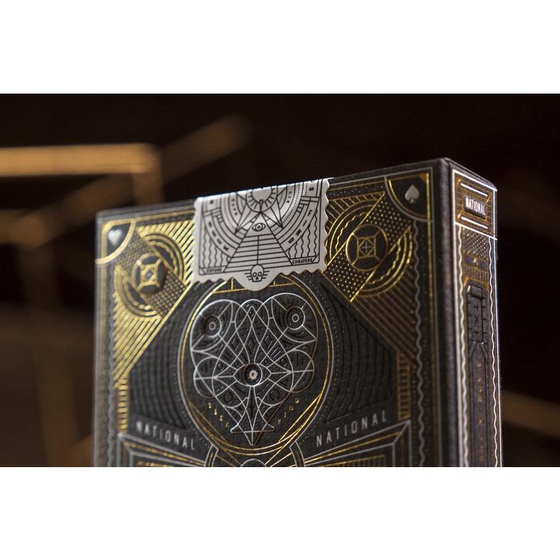Theory11 National Playing Cards Green/Black Bicycle Deck Card Games Magic Tricks
