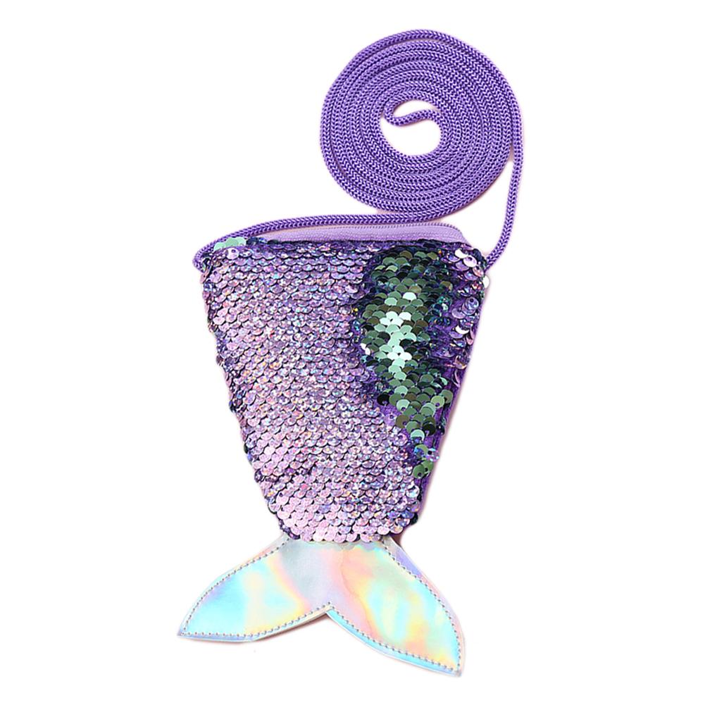 

Хвіст русалки Блискучі паєтки Гаманець-монетниця Сумки через плече для дівчат Гаманець-кисет