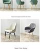 European Leather Dining Chair Cover with Curved Backrest, Thickened Universal Design for Household Chairs and Stools