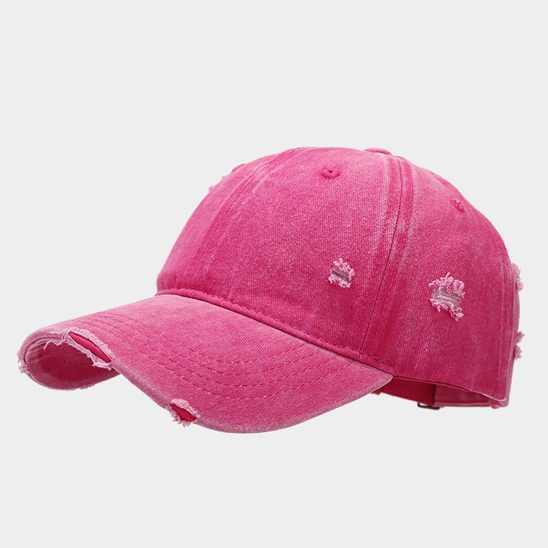 Classic Baseball Cap For Men Women With Water Wash Retro Style Sun Protection Adjustable Fit