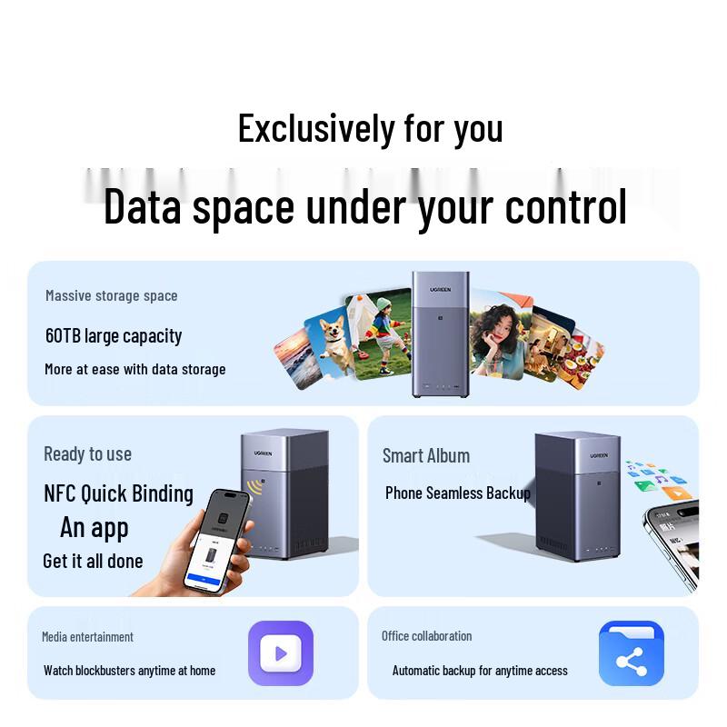 Ugreen DH2300 Dual-Bay AI Private Cloud NAS Server