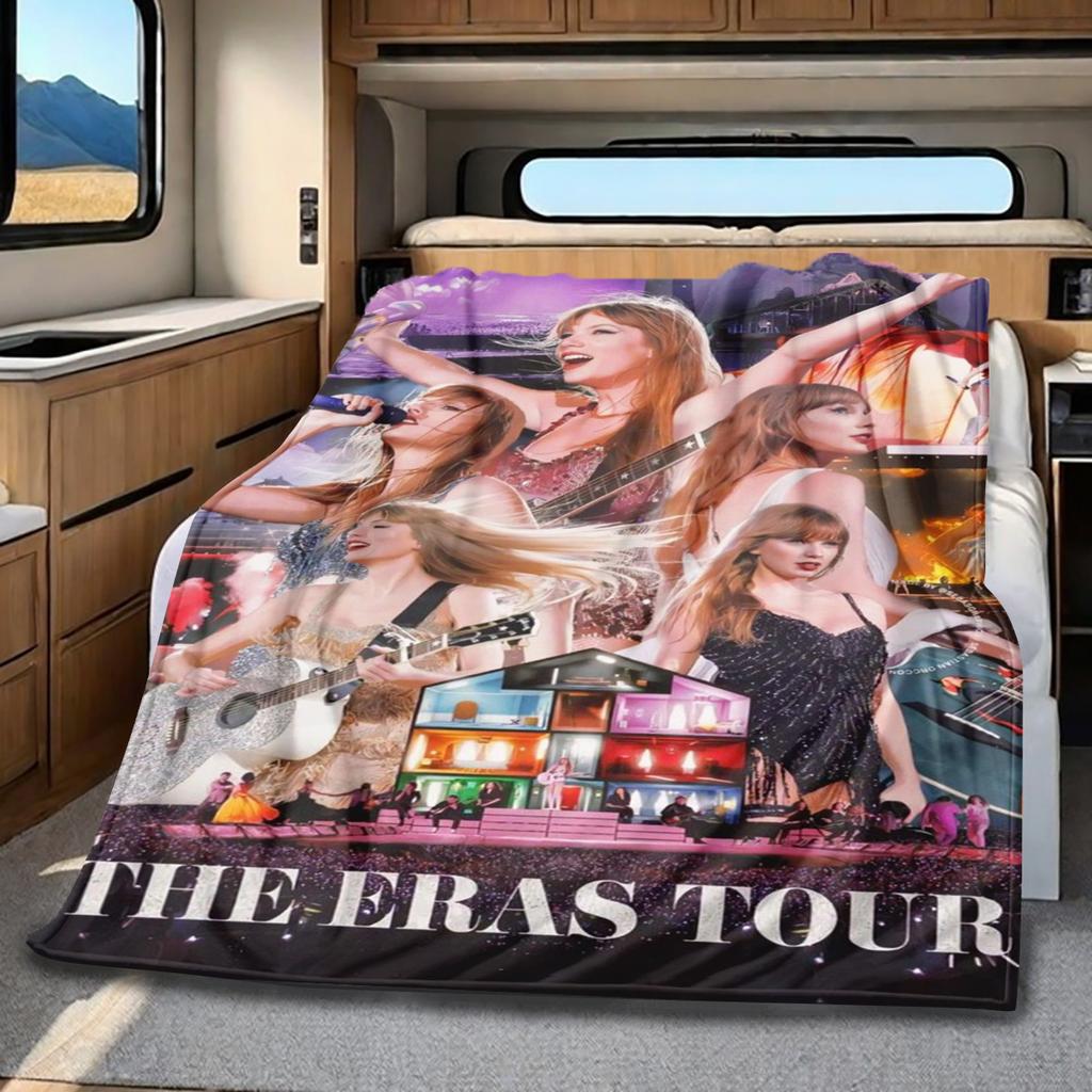 Era Celebration Concert Plush Blanket Soft Comfortable All Seasons blanket Sofa Office Naps blanket Outdoor Travel throw Perfect Gift