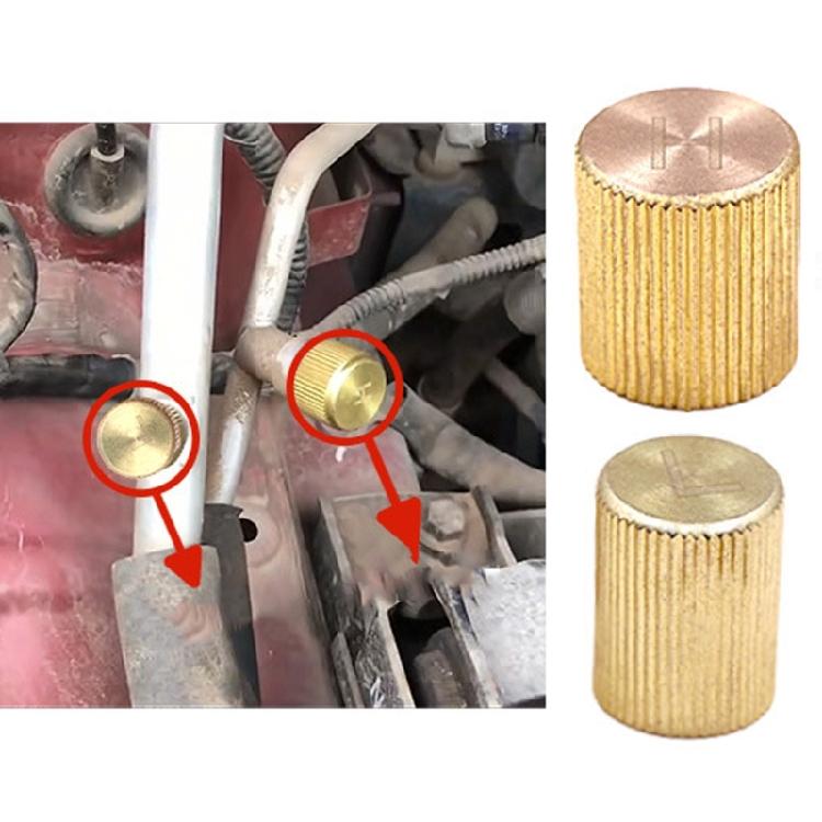 Vehicle Valves Cover Upgrades Kit Weatherproof Seal Direct Fit Universal Pipe Valves Caps for Multiple Car Brands